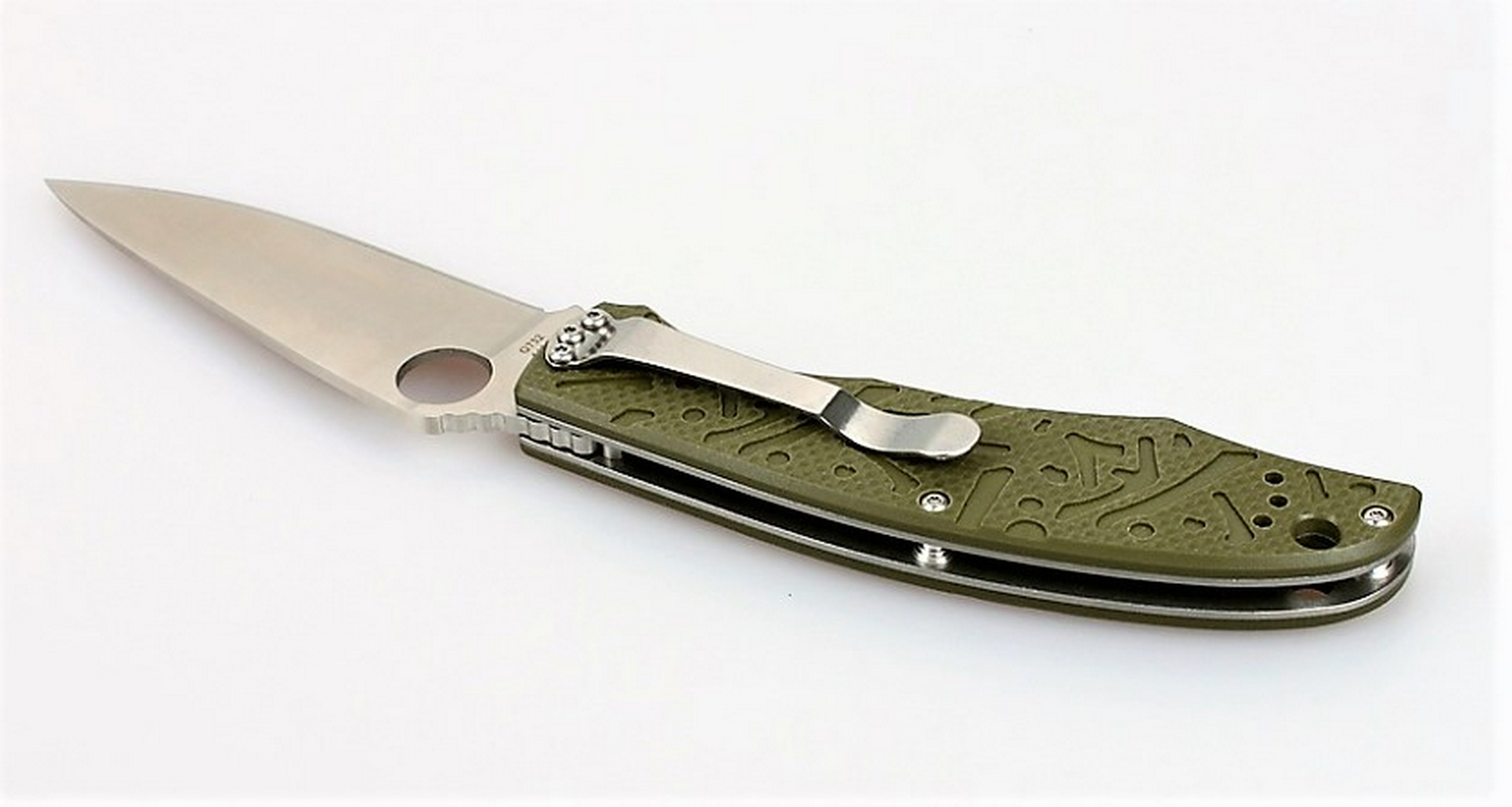Klapp Taschen Einhand Outdoor Freizeit Angeln Zelten Messer GANZO G7321 Grün